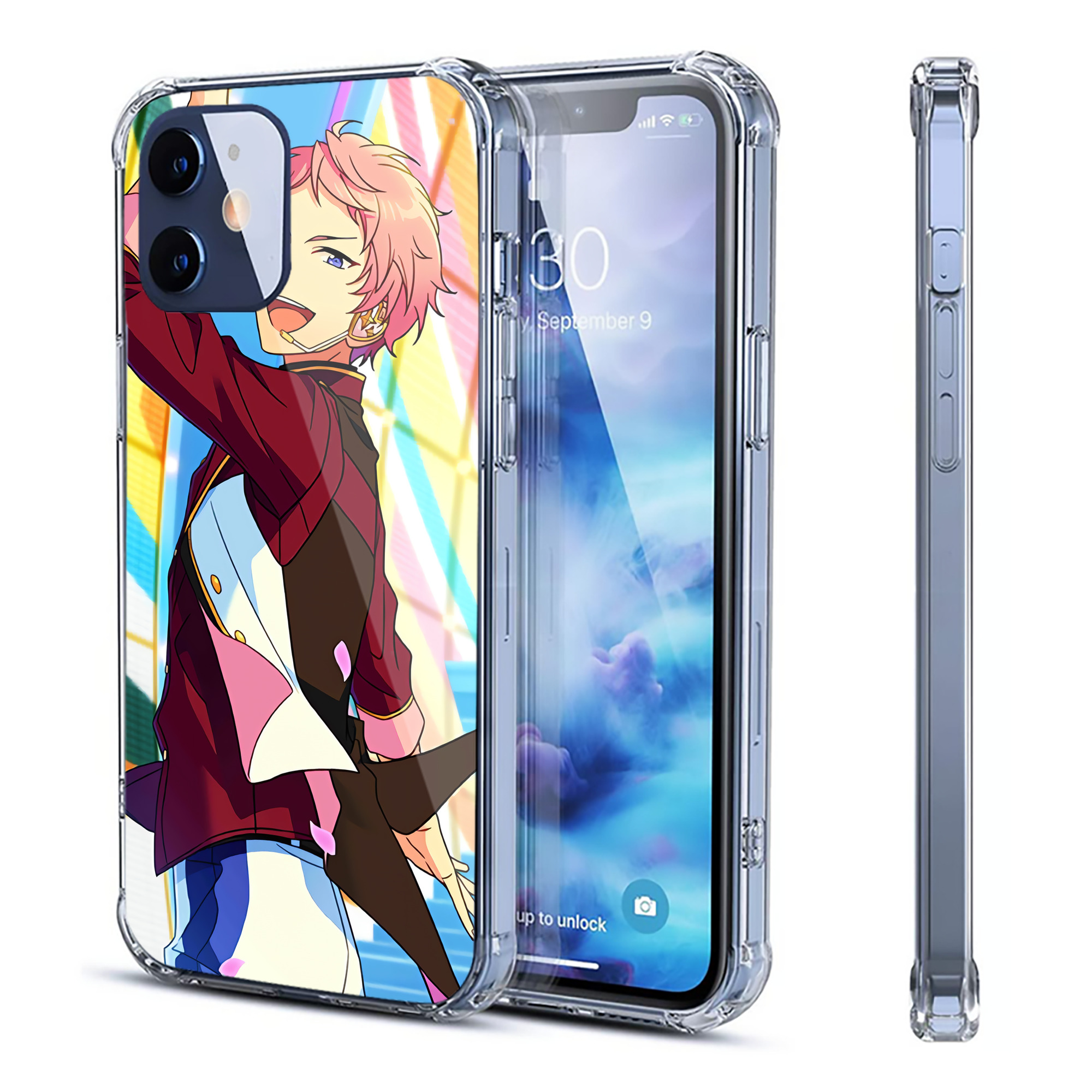 （画像用） あんさんぶるスターズ! Ensemble Stars 【iPhone 12シリーズ対応】透明スマホケース（クリアソフトケース）